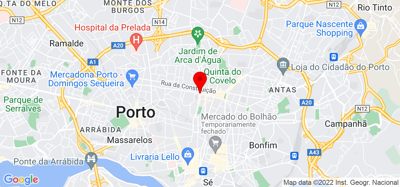 Miguel Albi - Porto - Porto - Mapa