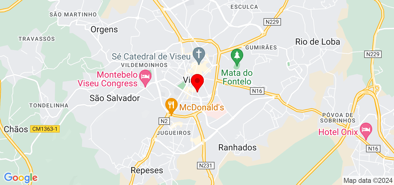 Chalin Malter - Viseu - Viseu - Map