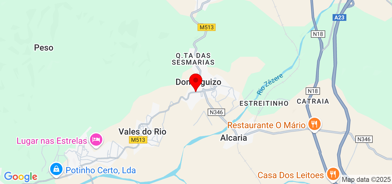 Jéssica Valente - Castelo Branco - Covilhã - Karte