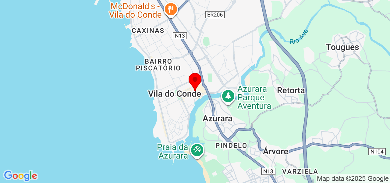 Henrique Marques - Porto - Vila do Conde - Karte