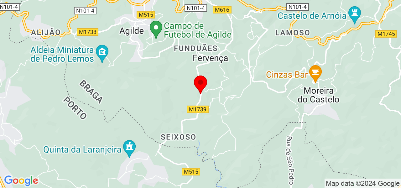 M solu&ccedil;&otilde;es el&eacute;tricas - Braga - Celorico de Basto - Mapa