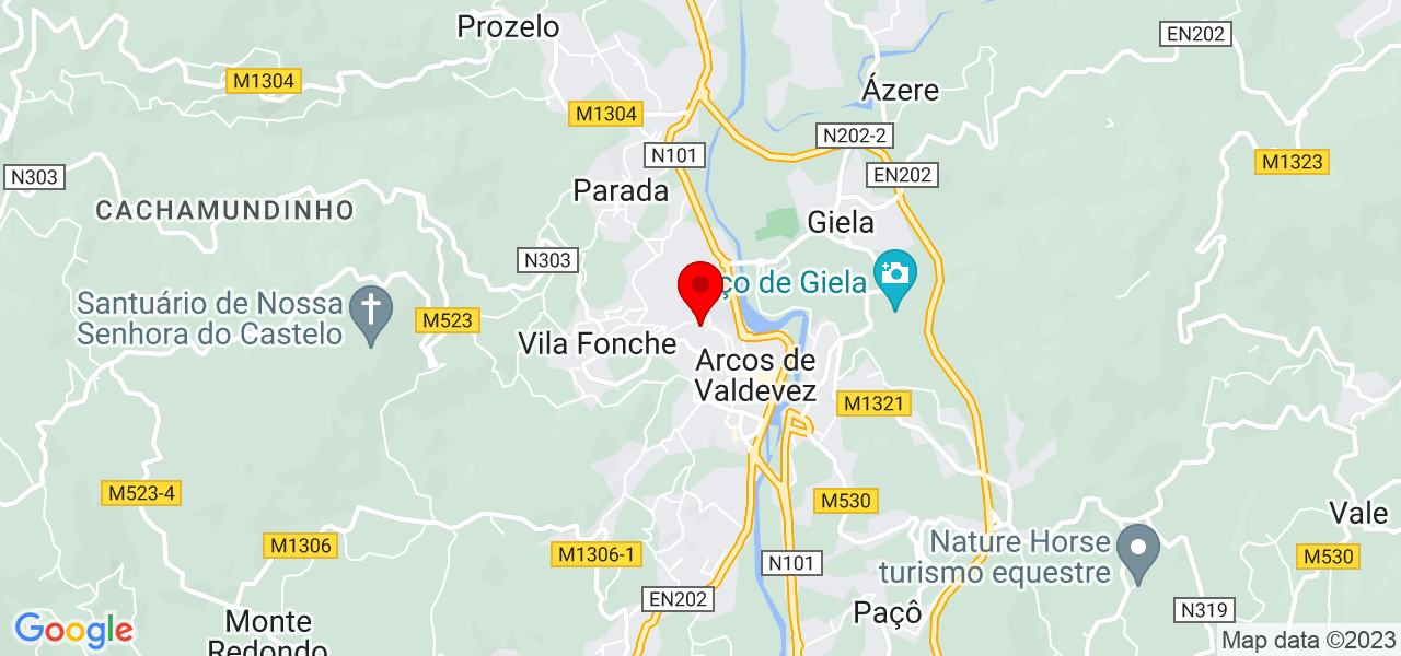 Bernardo Antunes - Viana do Castelo - Arcos de Valdevez - Mapa