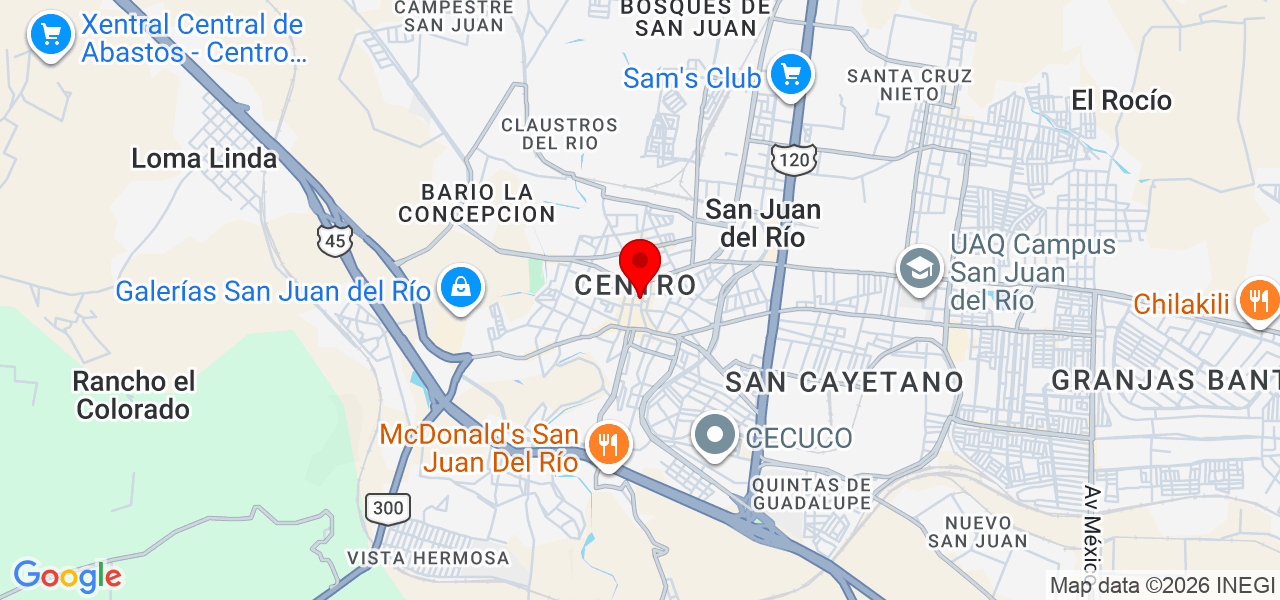 Rp Ingeniería Arquitectura - Querétaro - San Juan del Río - Mapa
