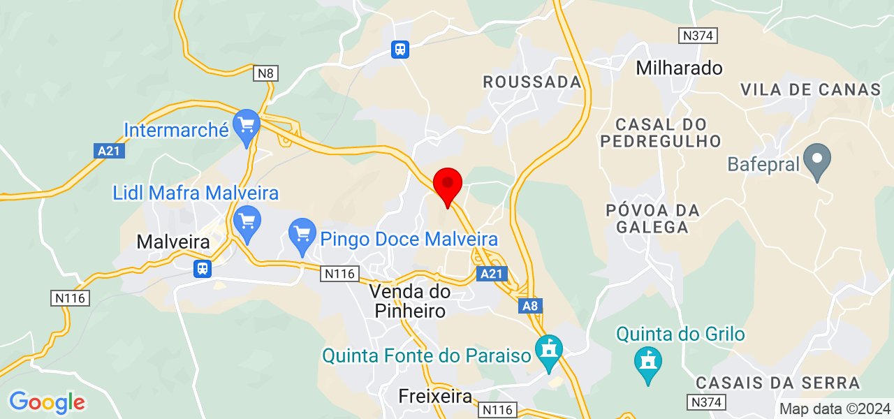 Mariana Almeida - Lisboa - Mafra - Map