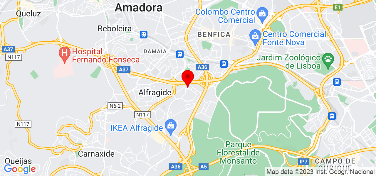 MentEstrat&eacute;gica - Lisboa - Amadora - Mapa