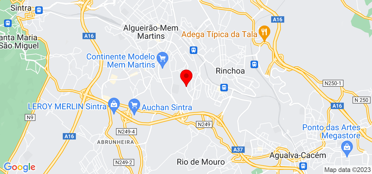 Mult Service Instalações e Remodelação - Lisboa - Sintra - Mapa