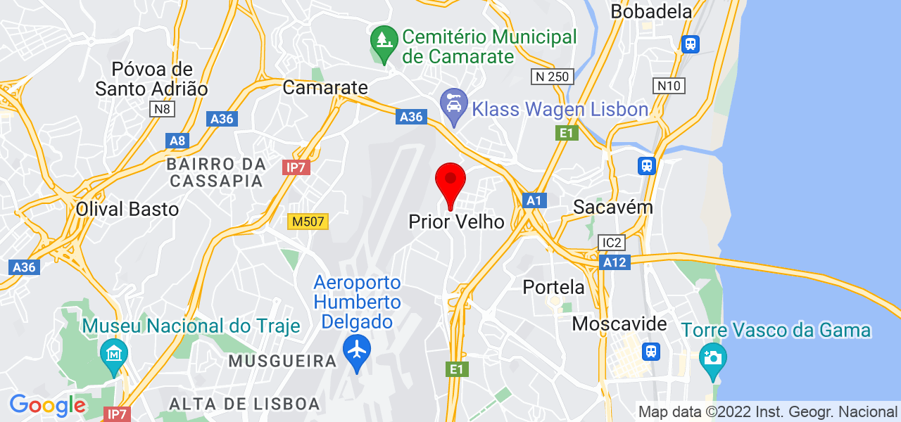Maria Ramos - Lisboa - Loures - Mapa