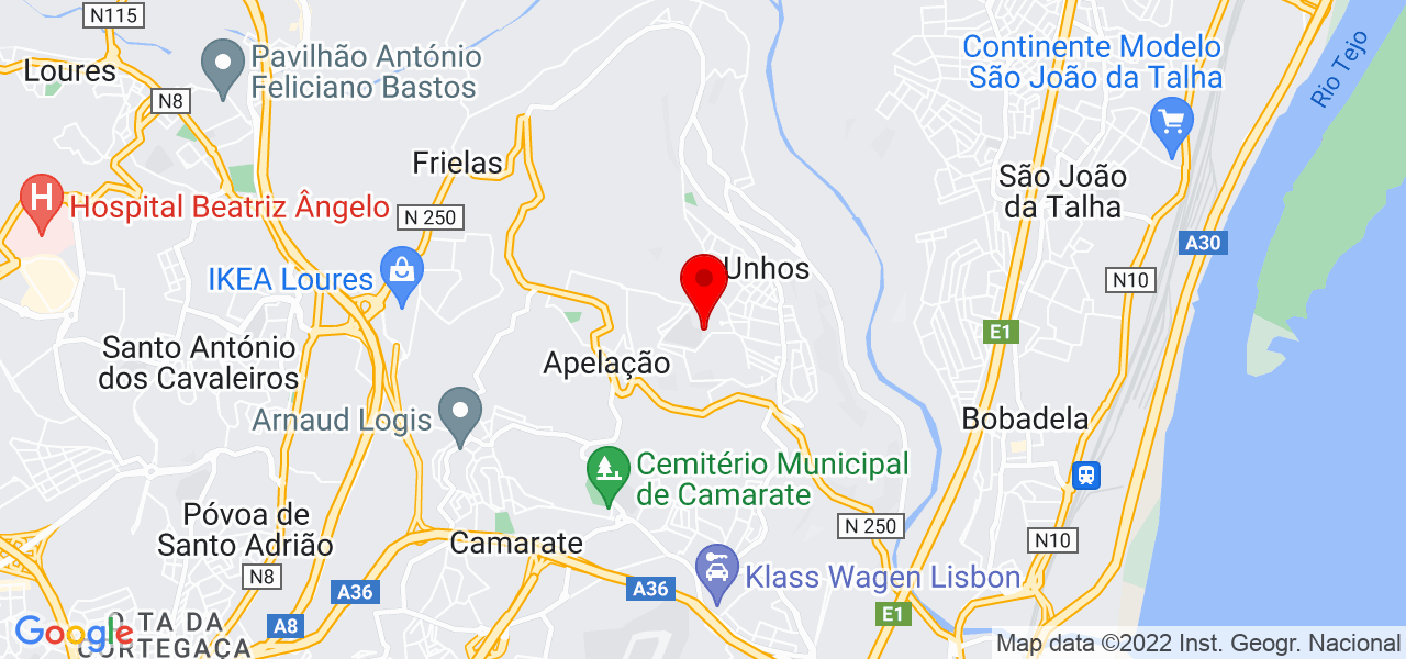Claudio/Dulce - Lisboa - Loures - Mapa