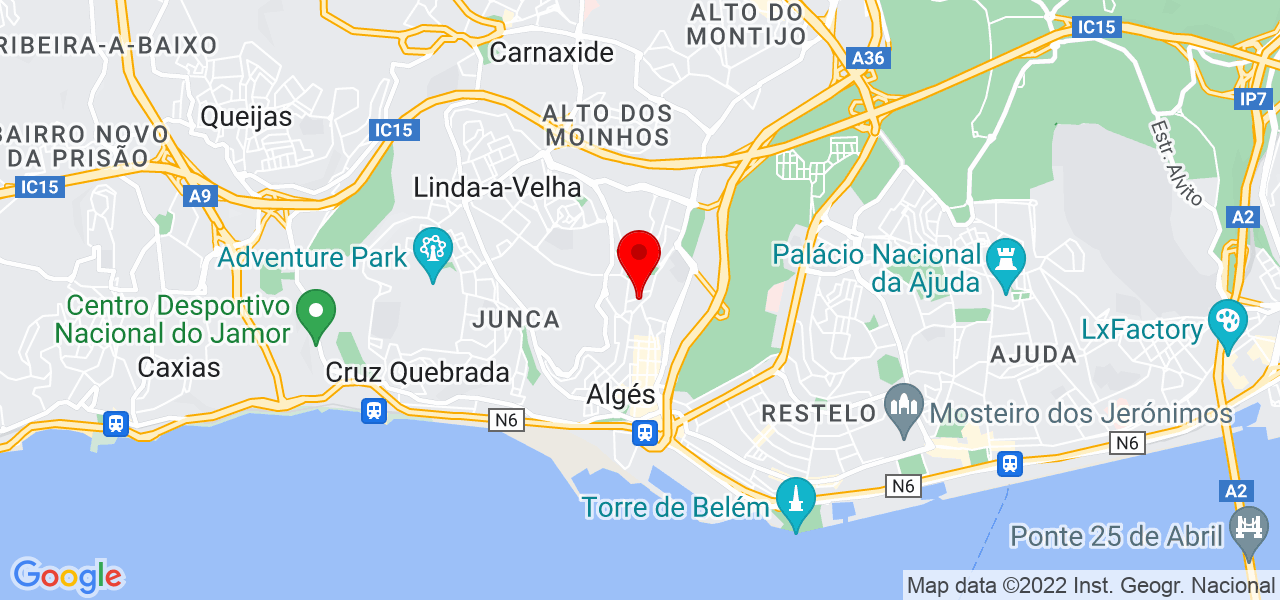 Listacos Pavimento e decora&ccedil;&otilde;es Lda - Lisboa - Oeiras - Mapa