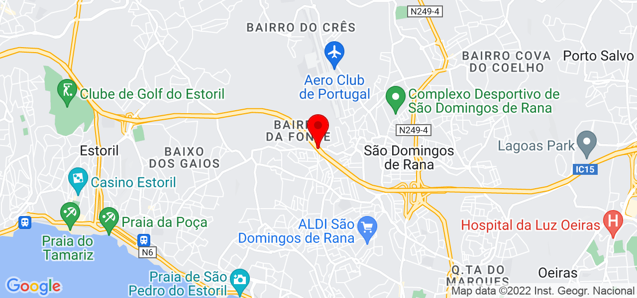Filipe Crist&oacute;v&atilde;o, arquiteto - Lisboa - Cascais - Mapa