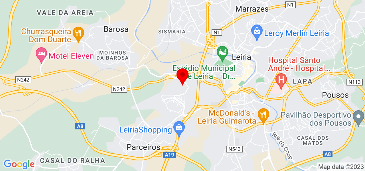 Luma Oliveira - Leiria - Leiria - Mapa