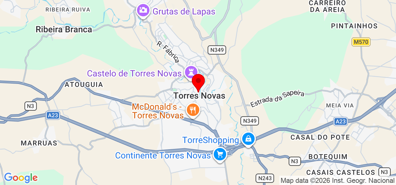 Marketing Clinic - Santarém - Torres Novas - Mapa
