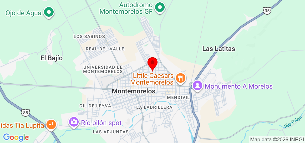 Trabajar cuidando personas mayores - Nuevo León - Montemorelos - Mapa