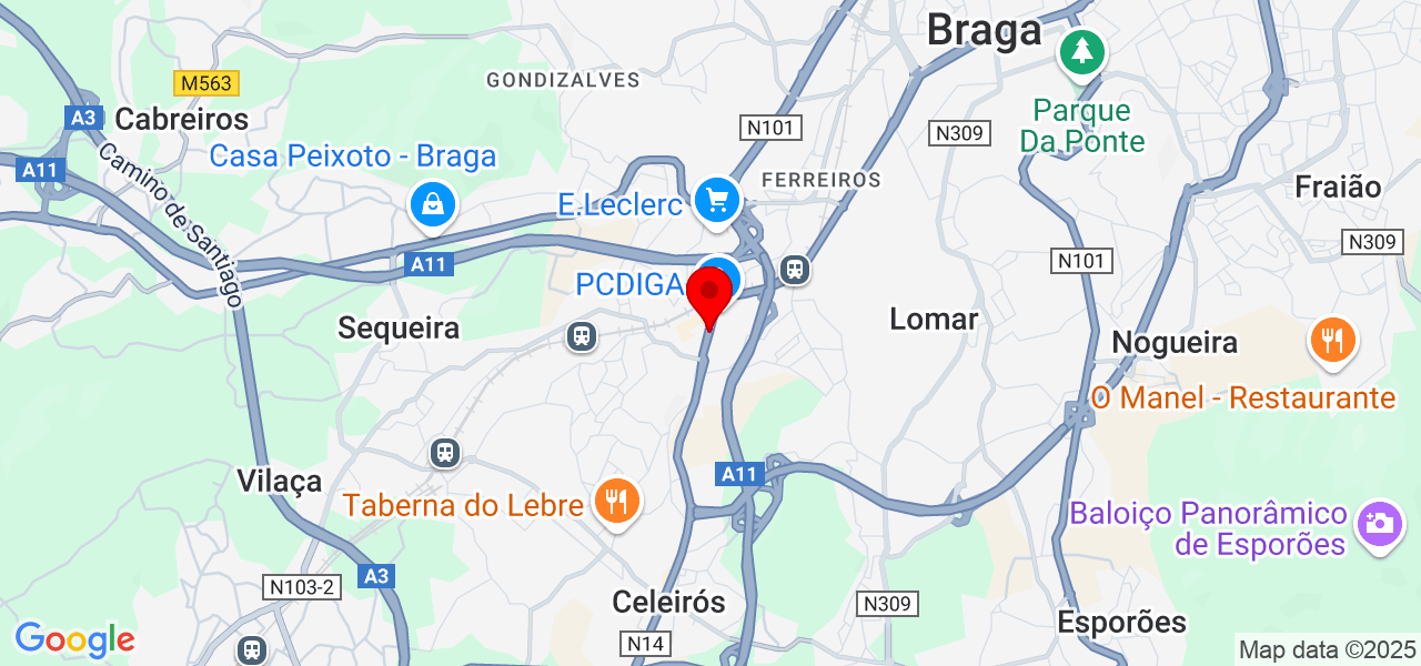 Ricardo Pinto - Braga - Braga - Map
