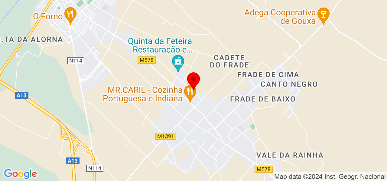 Insufl&aacute;veis da Quinta - Santarém - Almeirim - Mapa