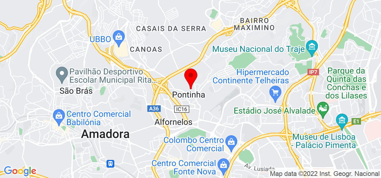 CT Limpezas Ltda - Lisboa - Odivelas - Mapa