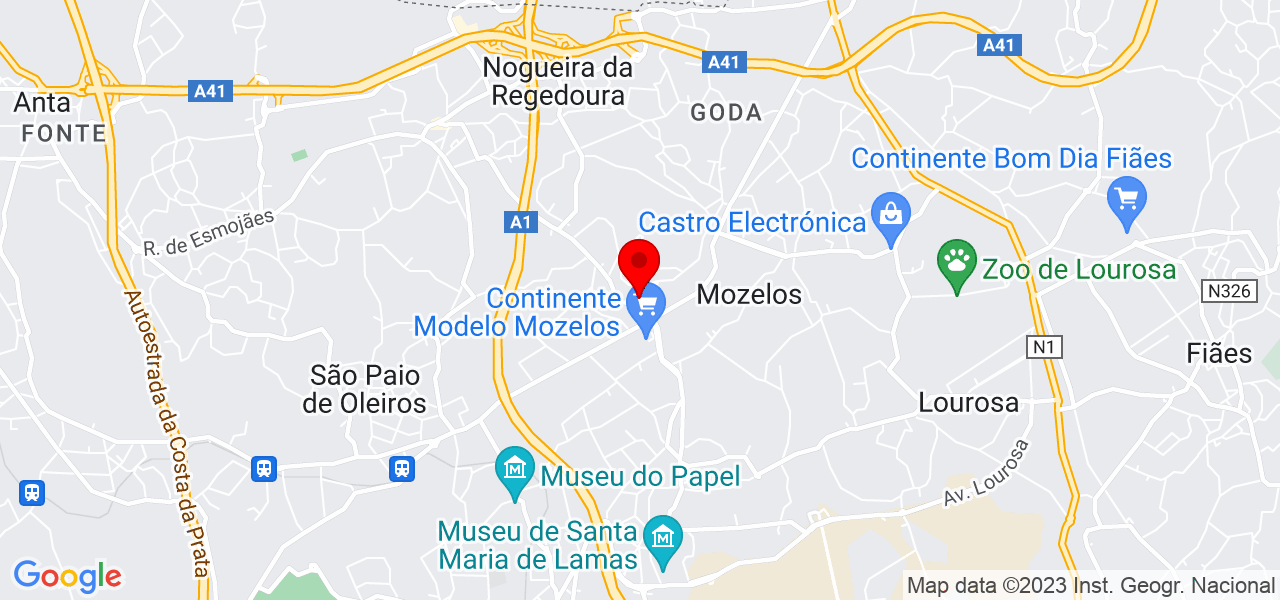 CLENIO MENDES - Aveiro - Santa Maria da Feira - Mapa