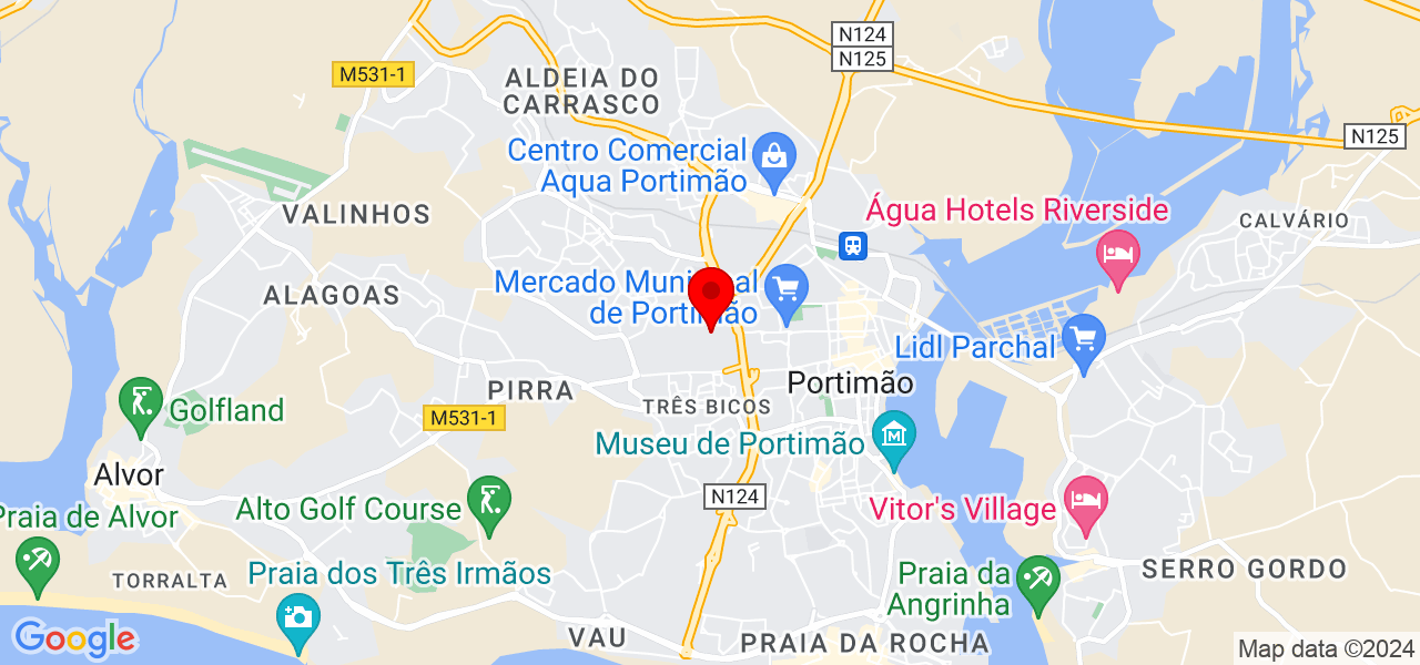Daniel Sobral Vieira da Silva - Faro - Portimão - Mapa