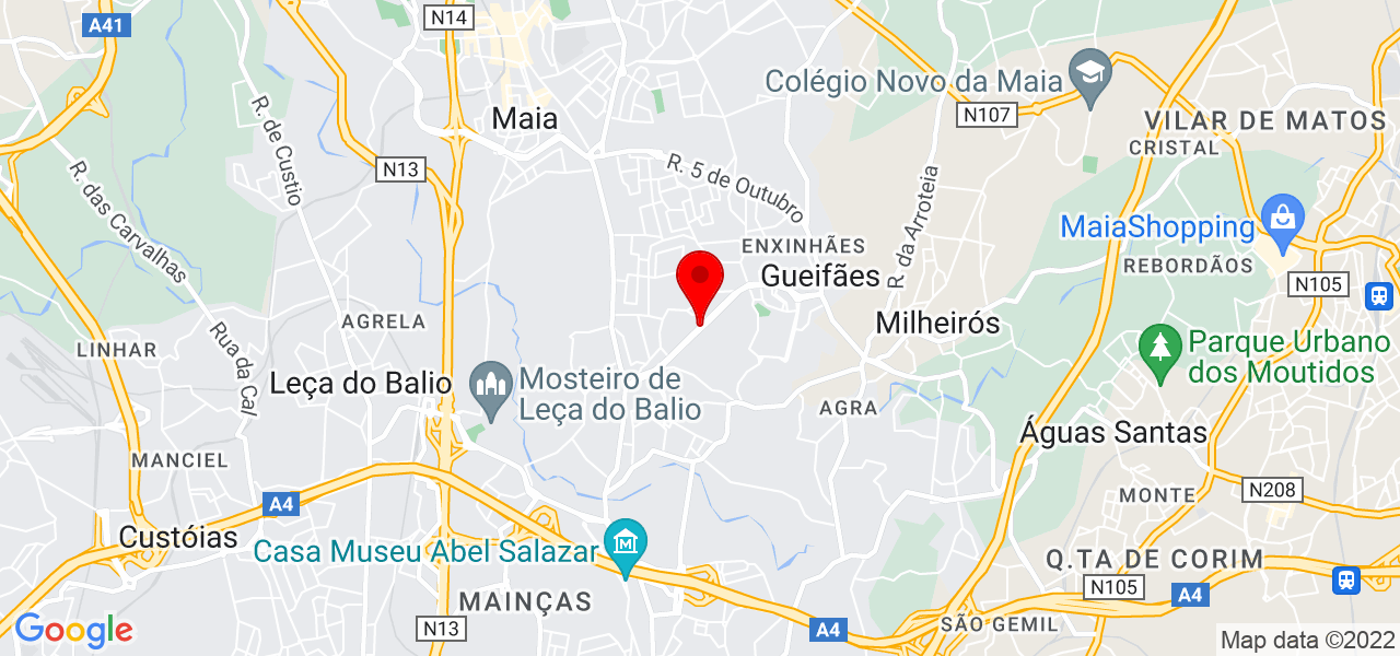 Marta - Porto - Maia - Mapa