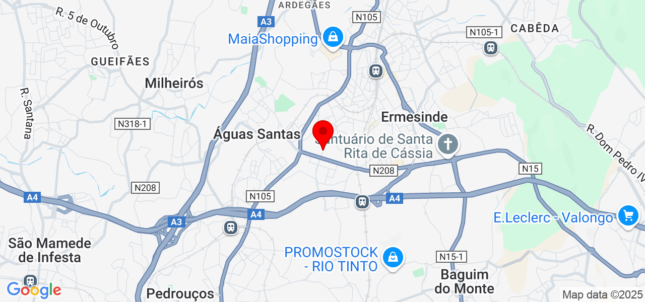 Filipeplacidoarborista - Porto - Maia - Map