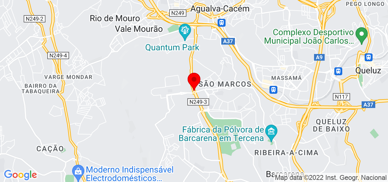 Eletricidade, ar-condicionado, alarmes, c&acirc;meras - Lisboa - Sintra - Mapa