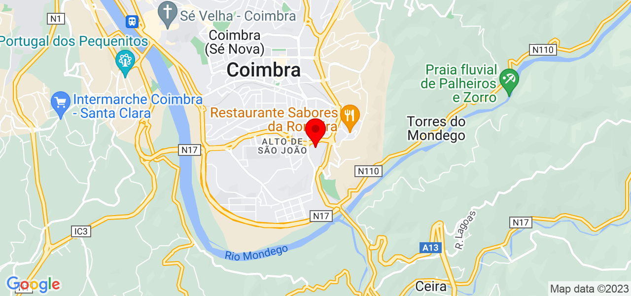 Vanessa Trindade - Coimbra - Coimbra - Mapa