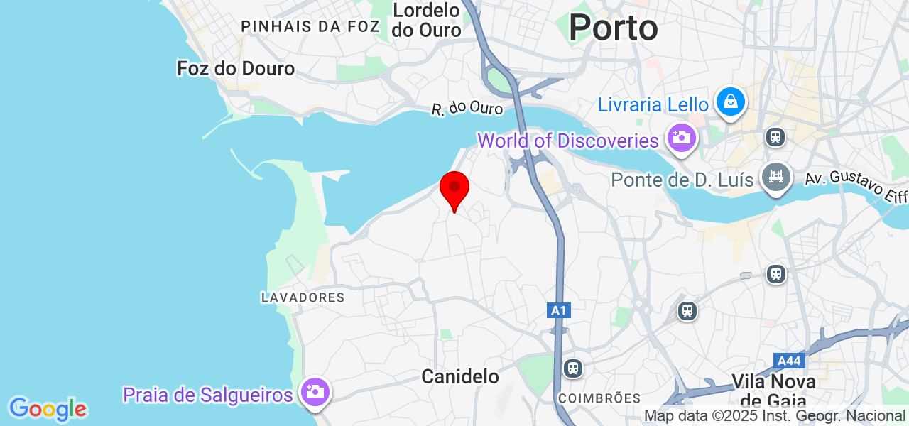 CH LUX Services - Porto - Vila Nova de Gaia - Map
