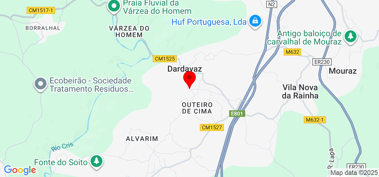Hebert Nascimento - Viseu - Tondela - Map