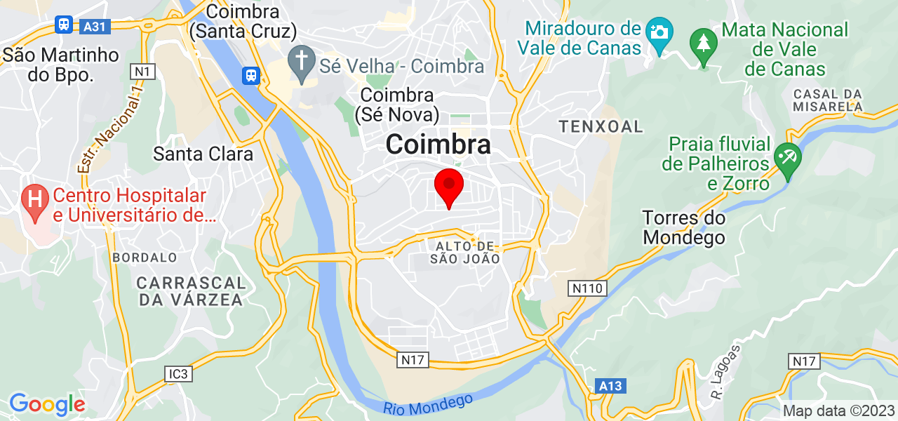 Lu&iacute;sa Isabel Gon&ccedil;alves - Coimbra - Coimbra - Mapa