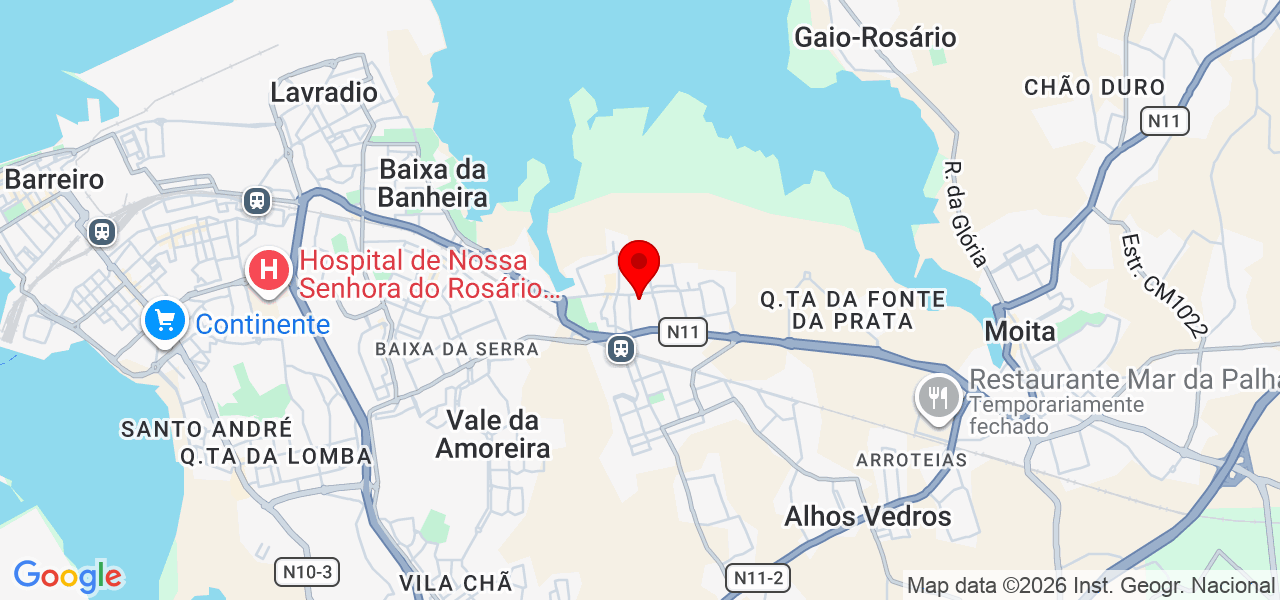 PT Priscila Sofia - Setúbal - Moita - Mapa