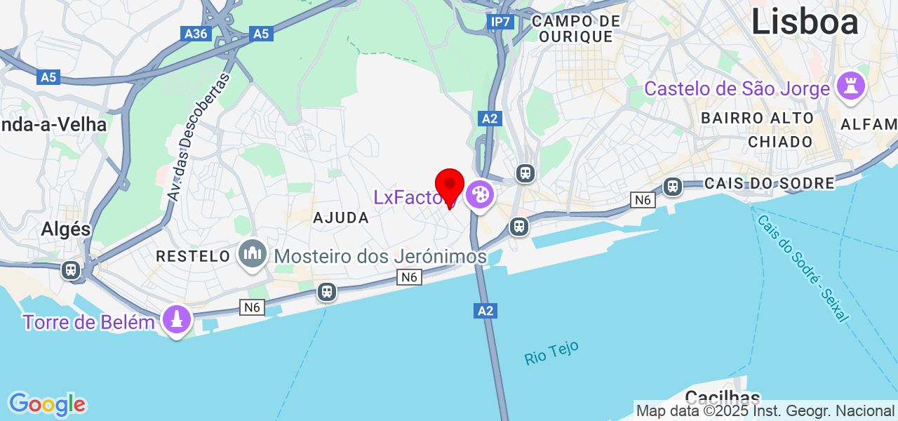Sofia - Lisboa - Lisboa - Mapa