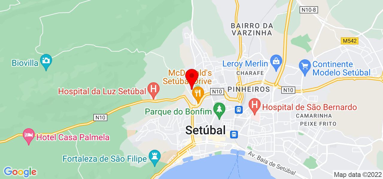 In&ecirc;s Flores - Setúbal - Setúbal - Mapa