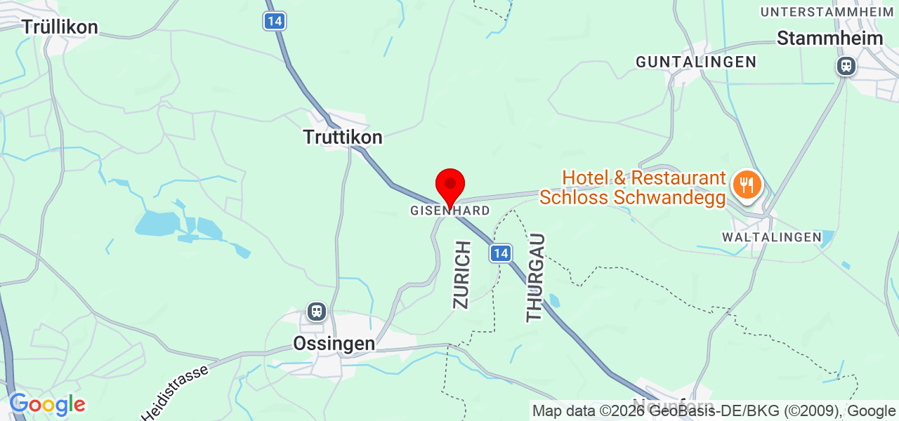 Sinka Business - Zürich - Ossingen - Karte