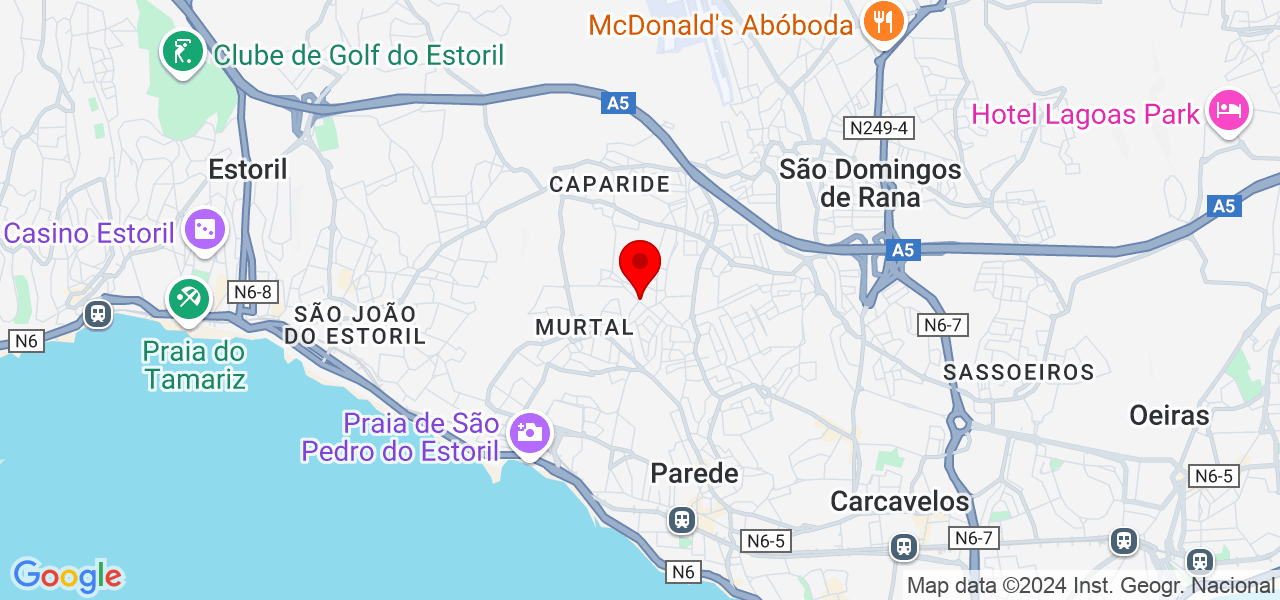 Matheus lima - Lisboa - Cascais - Mapa