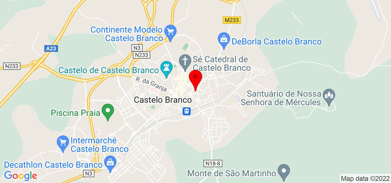 Ant&oacute;nio De Almeida (Flores) &amp; Filha Lda - Castelo Branco - Castelo Branco - Mapa