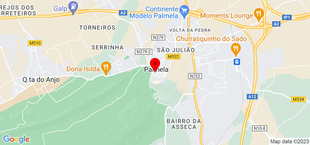 Priscila - Setúbal - Palmela - Mapa