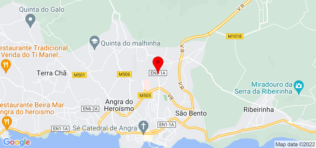 Paulo Cabral Sousa - Açores - Angra do Heroísmo - Map