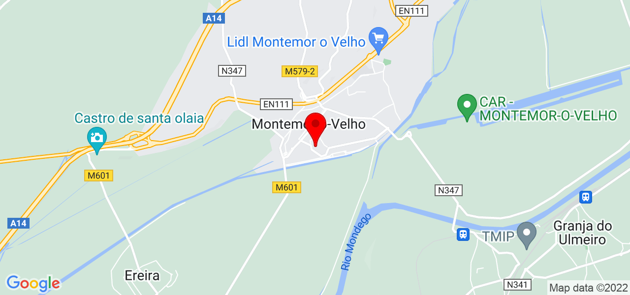 Aleksandre - Coimbra - Montemor-o-Velho - Mapa