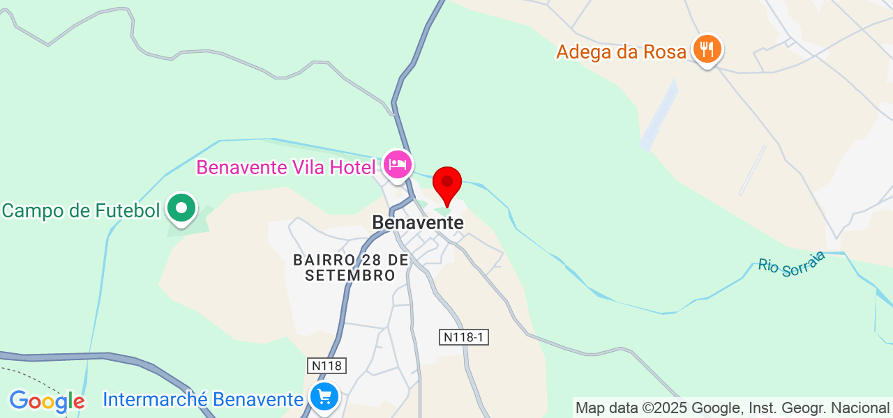 CGL- Servi&ccedil;os Gerais - Santarém - Benavente - Mapa