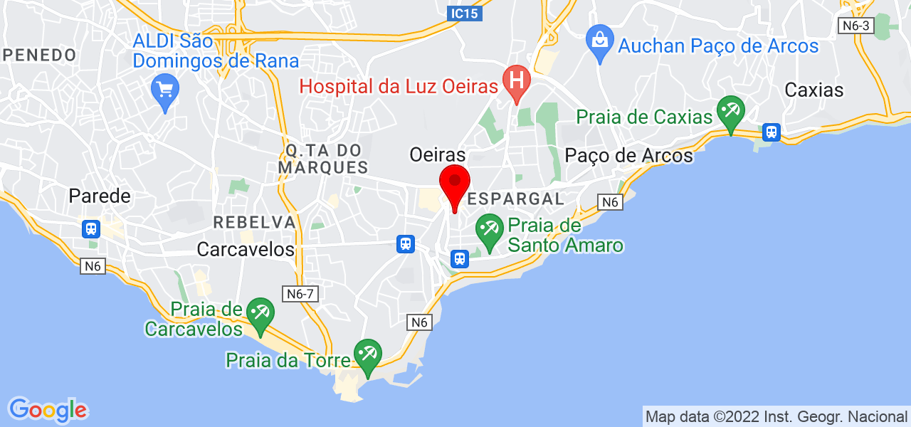 T&acirc;nia Boyol - Lisboa - Oeiras - Mapa