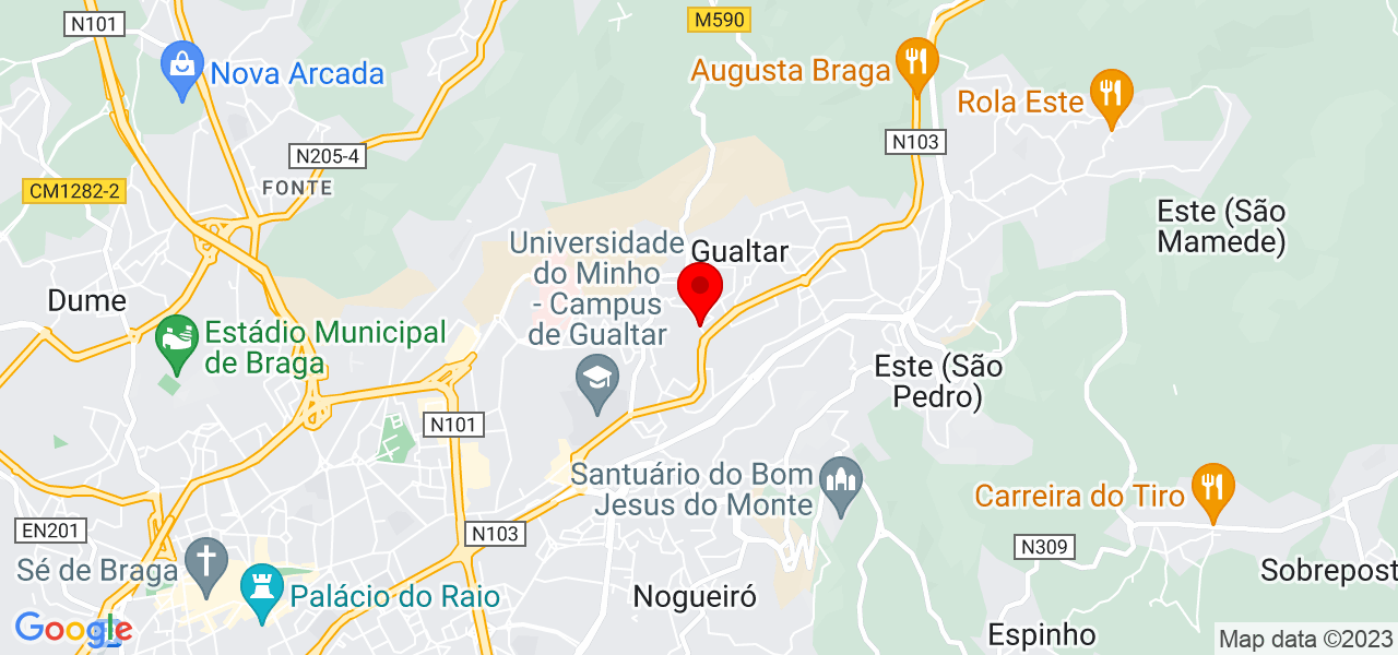 L&iacute;ly Figueiredo - Braga - Braga - Mapa
