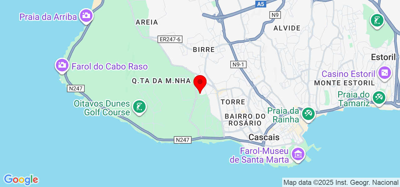 Fátima Mavila - Lisboa - Cascais - Mapa