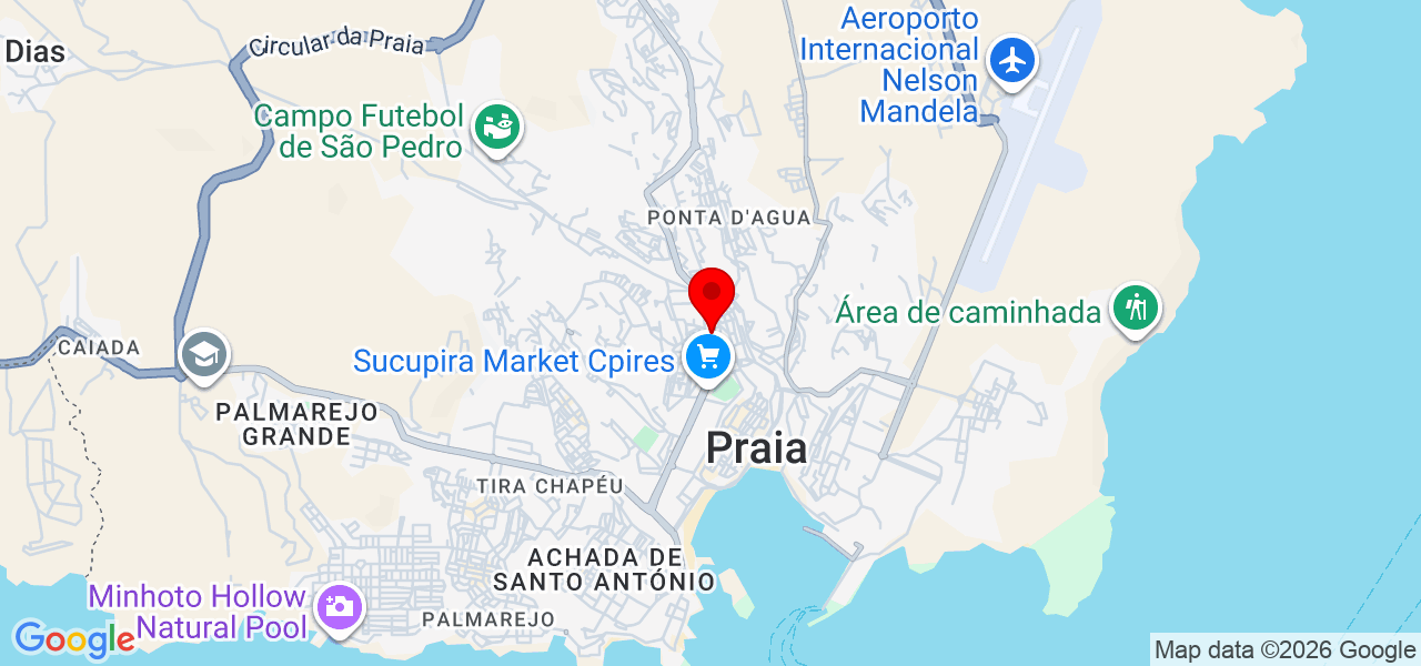 Melissa Dias - Santiago - Praia - Mapa