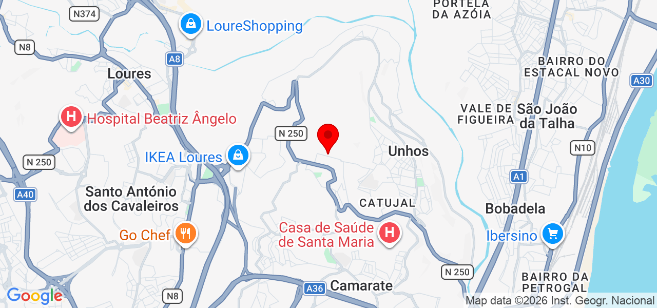Neya Fernandes - Lisboa - Loures - Karte