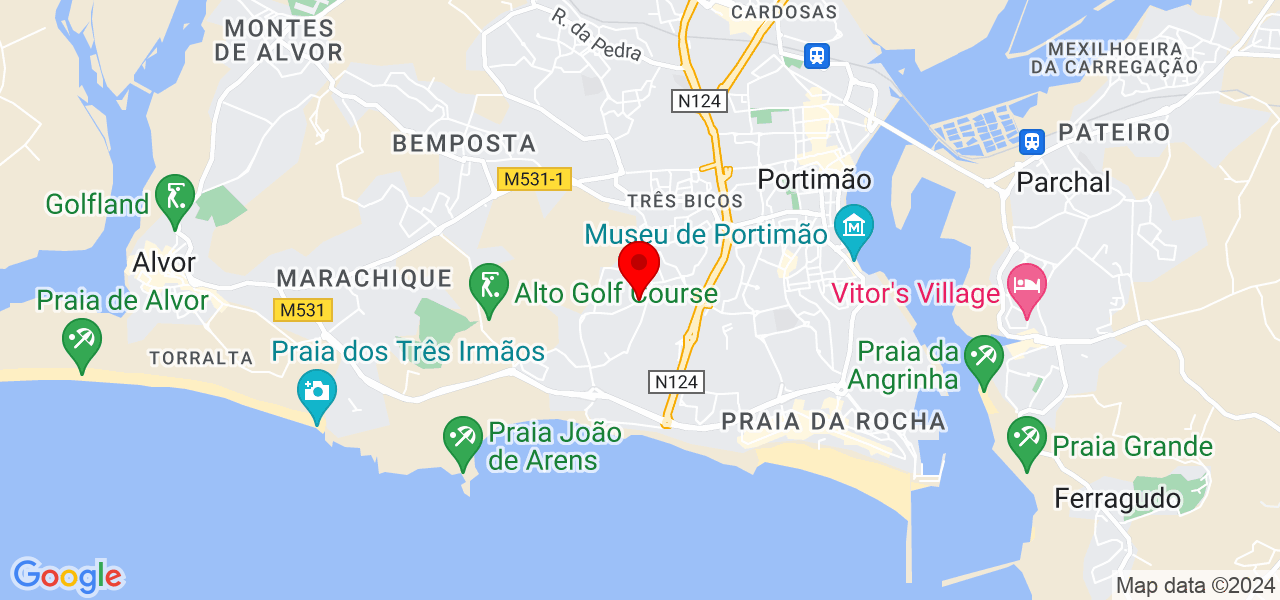 Profe Maril&iacute; Maestra - Faro - Portimão - Mapa