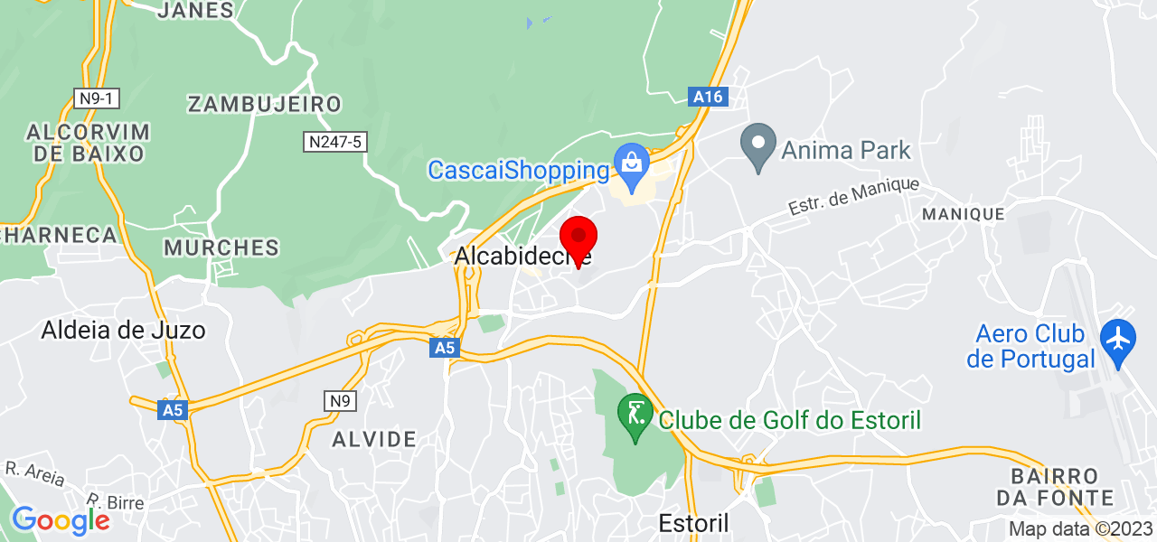 Vitor Henriques - Lisboa - Cascais - Mapa