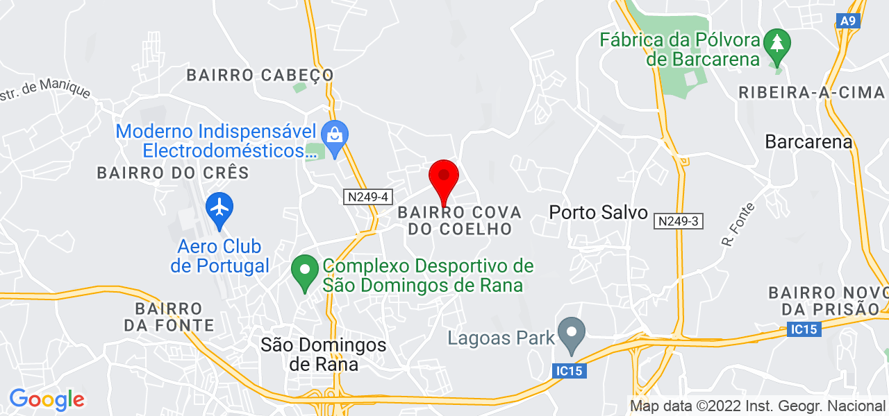 Sofia Varandas - Lisboa - Cascais - Mapa