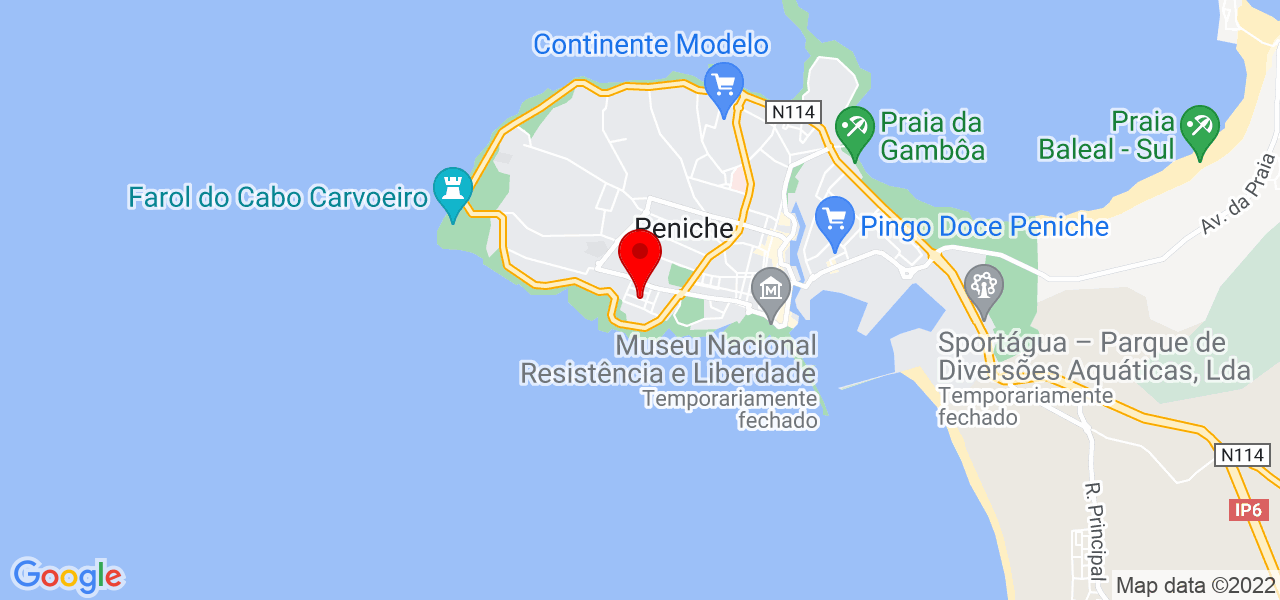 Jo&atilde;o Martins - Leiria - Peniche - Mapa