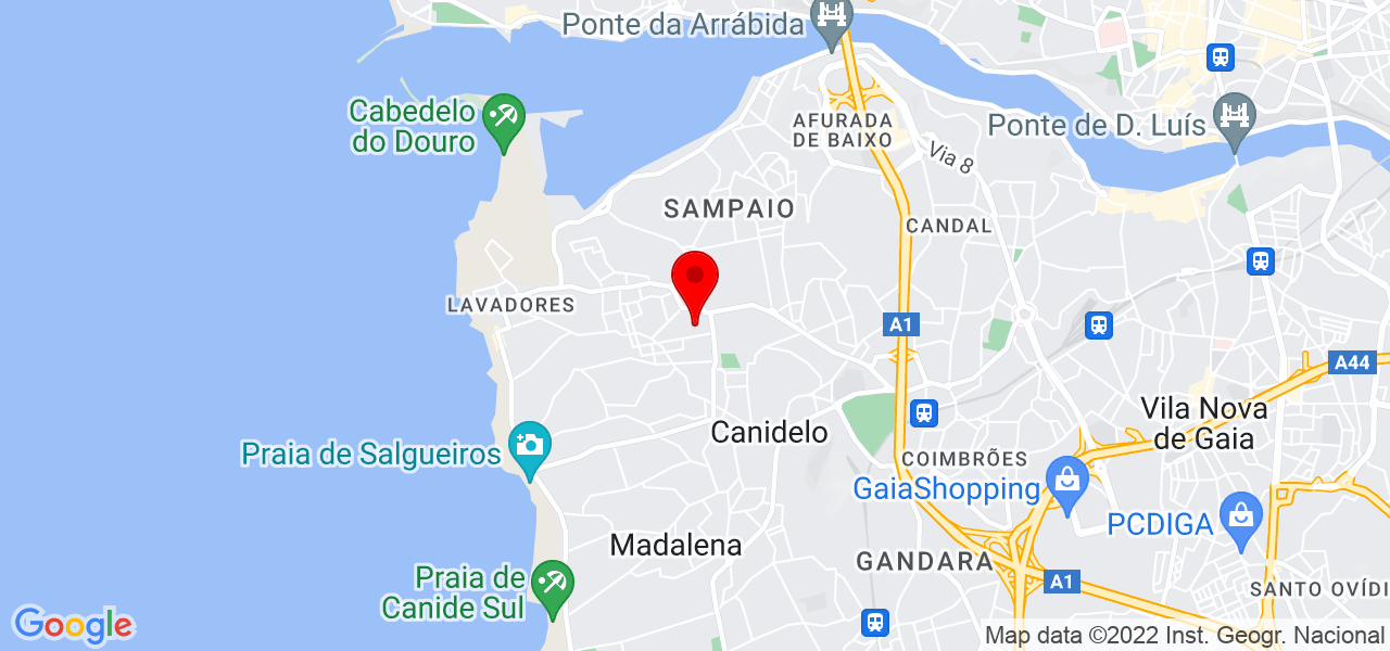 Raphael Lessa - Porto - Vila Nova de Gaia - Karte