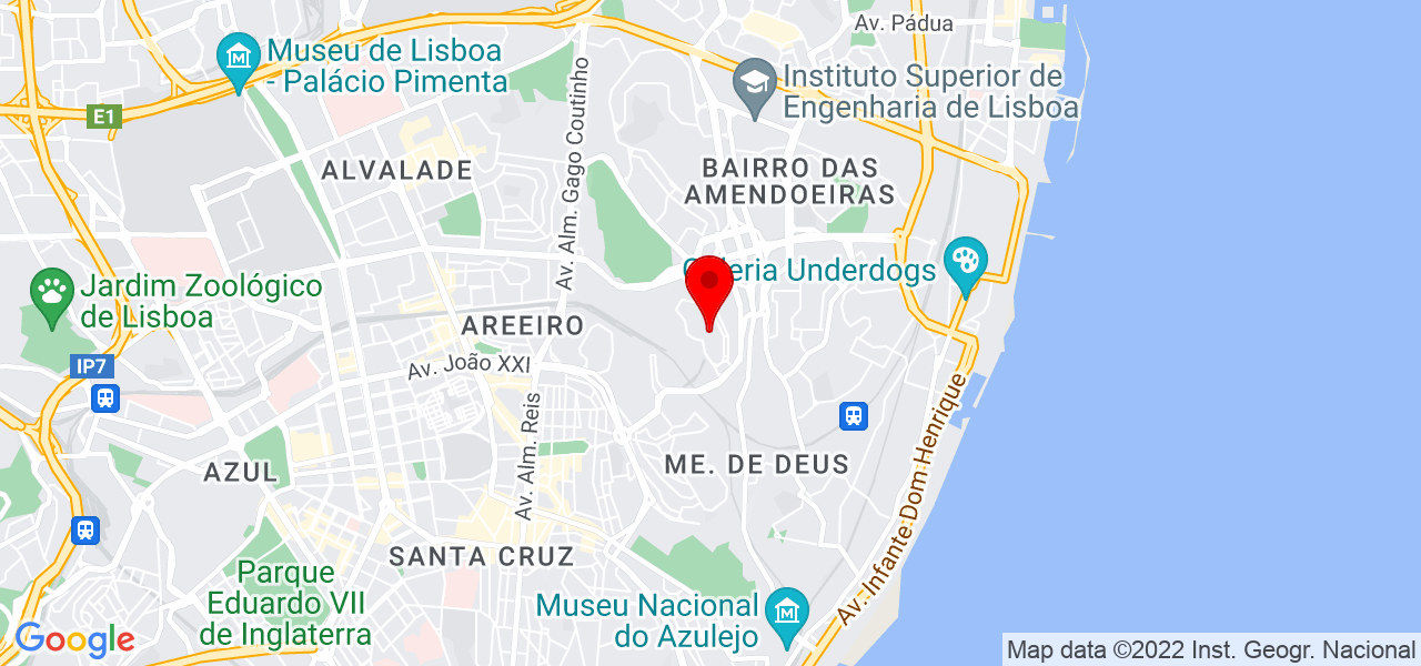 Ana Catarina Santos - Lisboa - Lisboa - Mapa